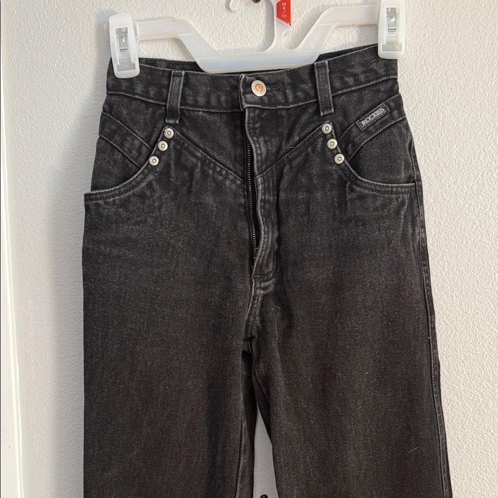 Rocky Mountain Women's Black High-Rise Straight Jeans